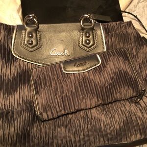 Coach purse and wallet.